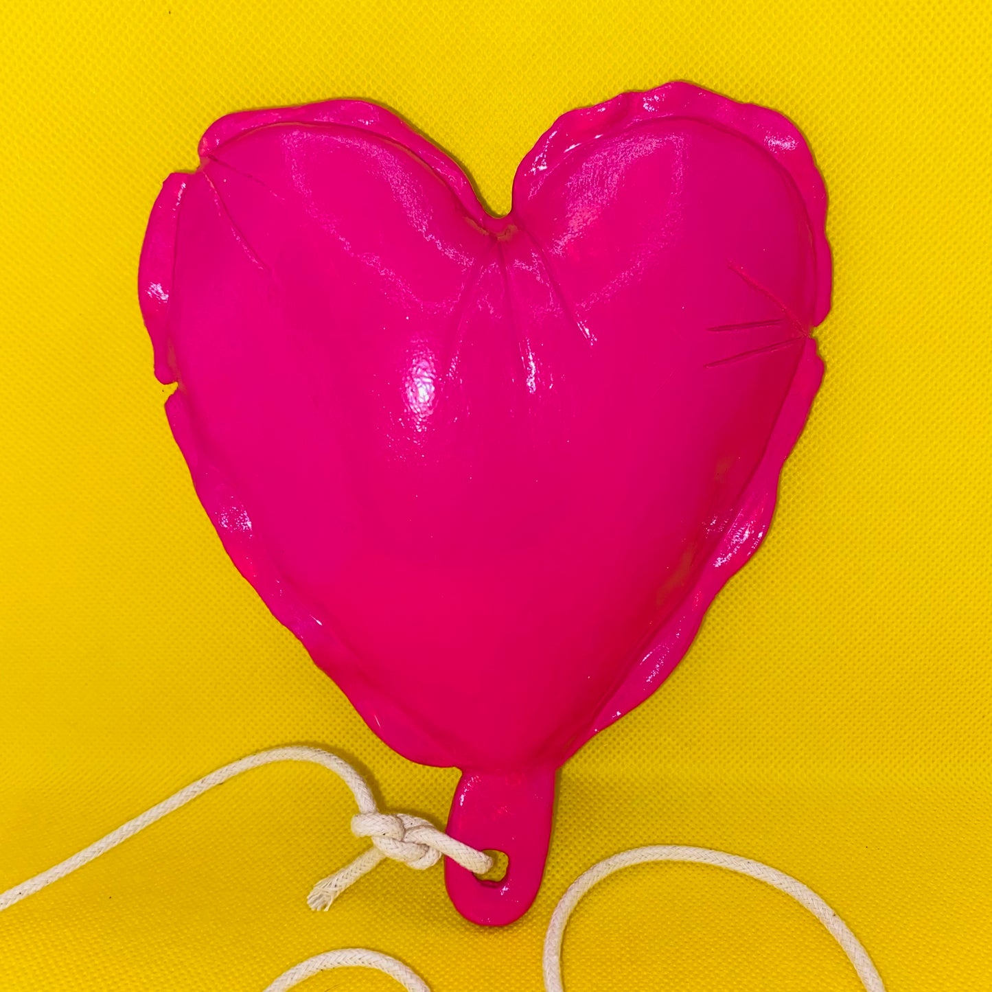 Candy Pink Ceramic Heart